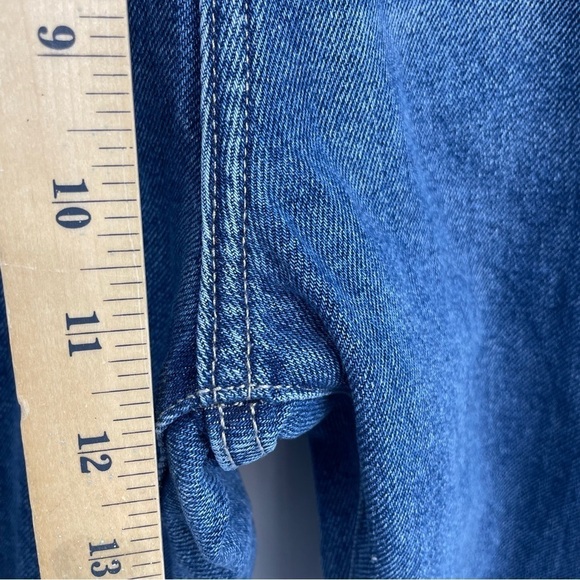 Stylish Blue Straight Leg Jeans for Women - Picture 8 of 11